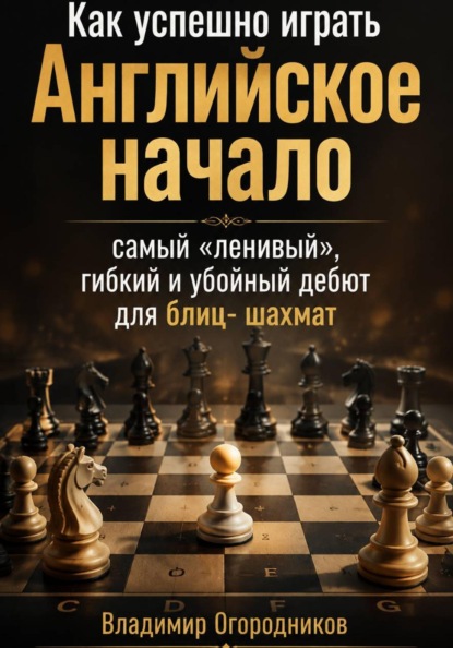 Скачать книгу Как успешно играть Английское начало - самый "ленивый", гибкий  и убойный дебют для блиц-шахмат