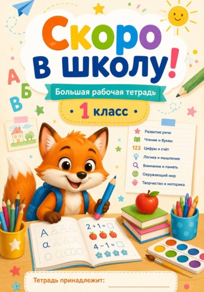 Скоро в школу! Большая рабочая тетрадь. 1 класс