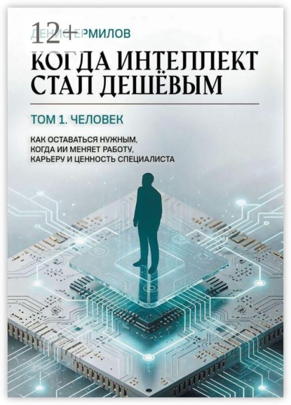 Скачать книгу Когда интеллект стал дешёвым. Том 1: Человек Как оставаться нужным, когда ИИ меняет работу, карьеру и ценность специалиста