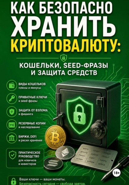 Скачать книгу Как безопасно хранить криптовалюту: кошельки, seed-фразы и защита средств