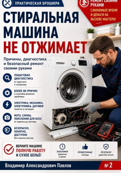 Скачать книгу Стиральная машина не отжимает