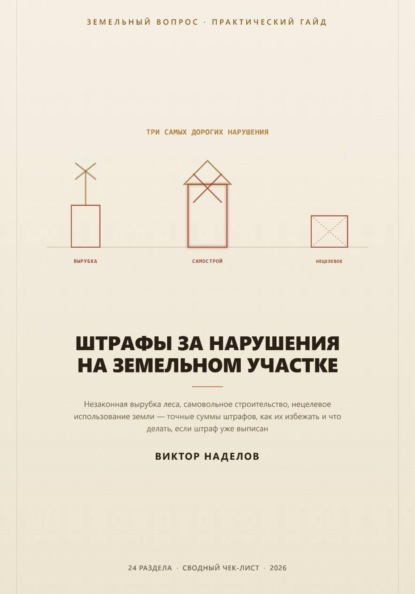 Скачать книгу Штрафы за нарушения на земельном участке