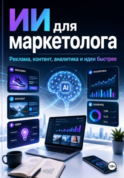Скачать книгу ИИ для маркетолога — реклама, контент, аналитика и идеи быстрее.