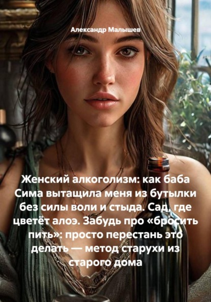 Скачать книгу Женский алкоголизм: как баба Сима вытащила меня из бутылки без силы воли и стыда. Сад, где цветёт алоэ. Забудь про «бросить пить»: просто перестань это делать — метод старухи из старого дома