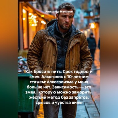 Скачать книгу Как бросить пить. Срок годности змея. Алкоголик с 10-летним стажем: алкоголизма у меня больше нет. Зависимость — это змея,  которую можно заморить. жёсткий метод без запретов, срывов и чувства вины