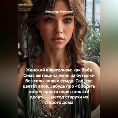 Скачать книгу Женский алкоголизм: как баба Сима вытащила меня из бутылки без силы воли и стыда. Сад, где цветёт алоэ. Забудь про «бросить пить»: просто перестань это делать — метод старухи из старого дома