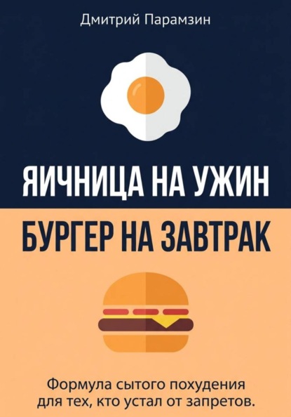 Скачать книгу Ячница на ужин, бургер на завтрак. Формула сытого похудения для тех, кто устал от запретов