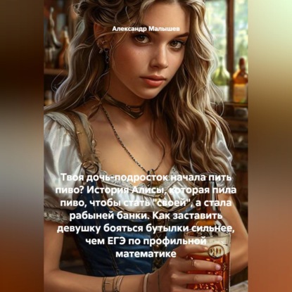 Скачать книгу Твоя дочь-подросток начала пить пиво? История Алисы, которая пила пиво, чтобы стать "своей", а стала рабыней банки. Как заставить девушку бояться бутылки сильнее, чем ЕГЭ по профильной математике