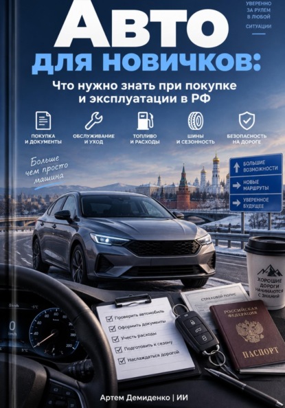 Скачать книгу Авто для новичков: Что нужно знать при покупке и эксплуатации в РФ