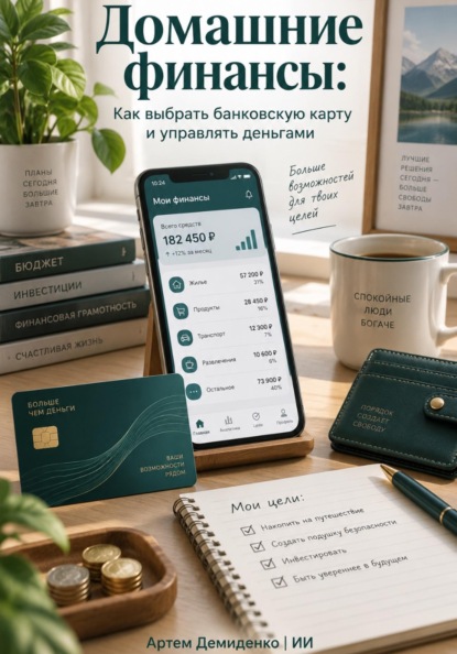 Скачать книгу Домашние финансы: Как выбрать банковскую карту и управлять деньгами