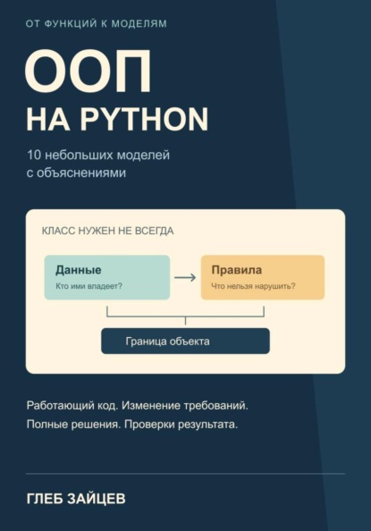 Скачать книгу ООП на Python. 10 небольших моделей с объяснениями
