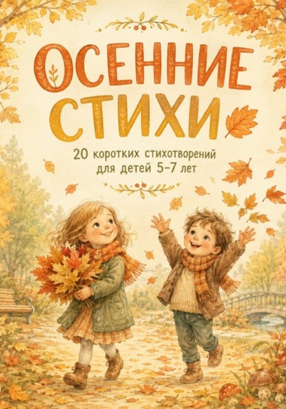 Скачать книгу Осенние стихи. 20 коротких стихотворений для детей 5-7 лет