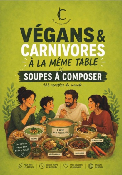 Скачать книгу Soupes à composer – Végans et carnivores à la même table