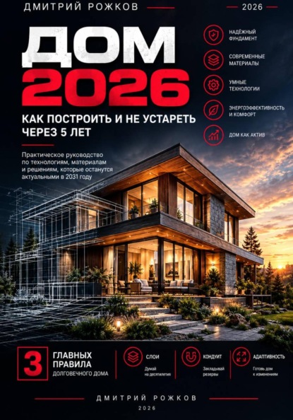 Дом 2026: как построить и не устареть через 5 лет. Практическое руководство по технологиям, материалам и решениям, которые останутся актуальными в 2031 году