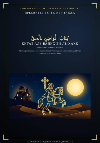 Скачать книгу Китаб аль-Вадих би-ль-Хакк. Арабо-христианская апологетика XI века