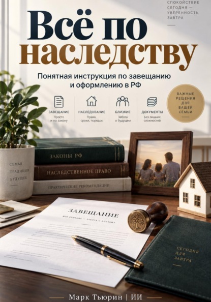 Скачать книгу Всё по наследству: Понятная инструкция по завещанию и оформлению в РФ