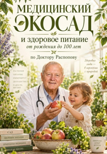 Скачать книгу Медицинский экосад и здоровое питание от рождения до 100 лет по Доктору Распопову