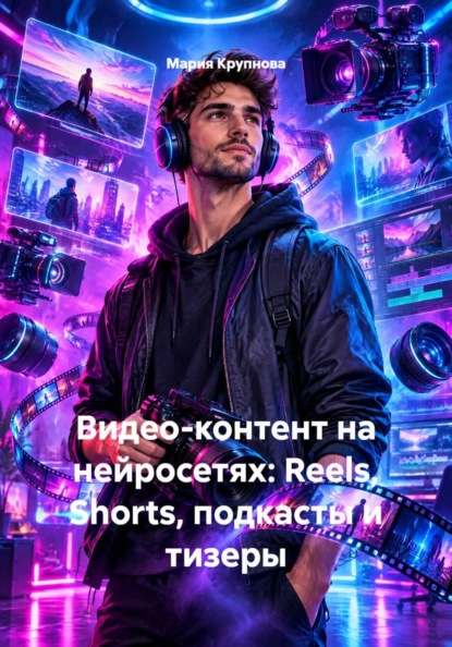 Скачать книгу Видео-контент на нейросетях: Reels, Shorts, подкасты и тизеры
