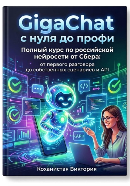 Скачать книгу GigaChat с нуля до профи. Полный курс по российской нейросети от Сбера: от первого разговора до собственных сценариев и API