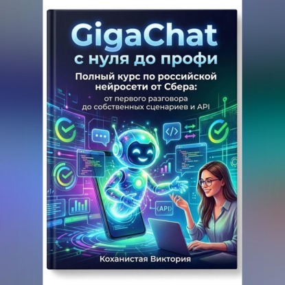 Скачать книгу GigaChat с нуля до профи. Полный курс по российской нейросети от Сбера: от первого разговора до собственных сценариев и API