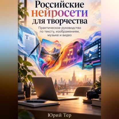 Скачать книгу Российские нейросети для творчества - практическое руководство по тексту, изображениям, музыке и видео
