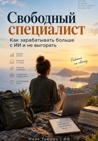 Скачать книгу Свободный специалист: Как зарабатывать больше с ИИ и не выгорать