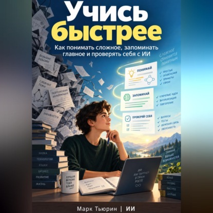 Скачать книгу Учись быстрее: Как понимать сложное, запоминать главное и проверять себя с ИИ