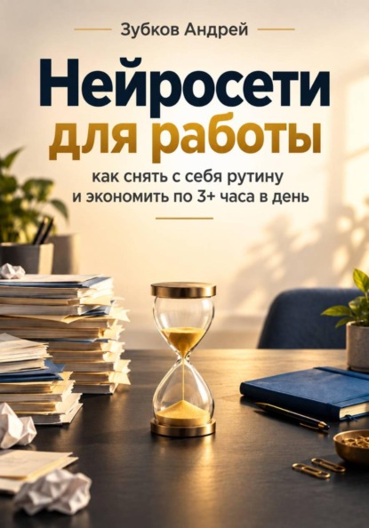 Скачать книгу Нейросети для работы: как снять с себя рутину и экономить по 3+ часа в день