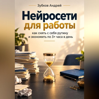 Скачать книгу Нейросети для работы: как снять с себя рутину и экономить по 3+ часа в день