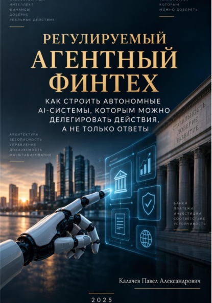 Скачать книгу Регулируемый агентный финтех: как строить автономные AI-системы, которым можно делегировать действия, а не только ответы
