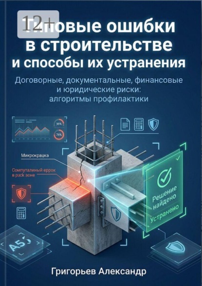 Скачать книгу Типовые ошибки в строительстве и способы их устранения. Договорные, документальные, финансовые и юридические риски: алгоритмы профилактики