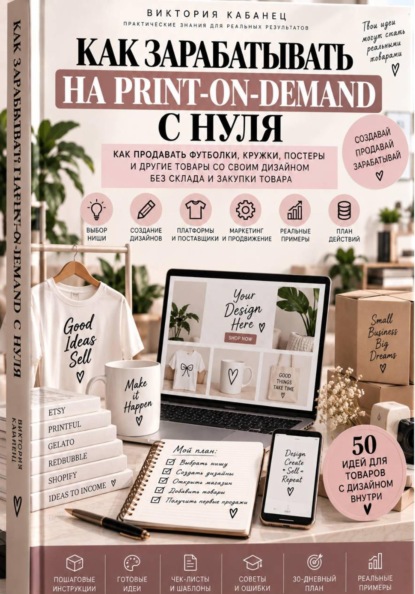 Скачать книгу Как зарабатывать на print-on-demand с нуля