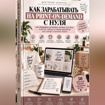 Скачать книгу Как зарабатывать на print-on-demand с нуля