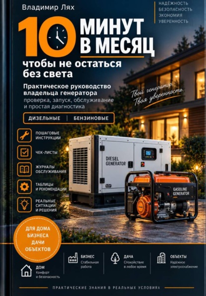 Скачать книгу 10 минут в месяц, чтобы не остаться без света