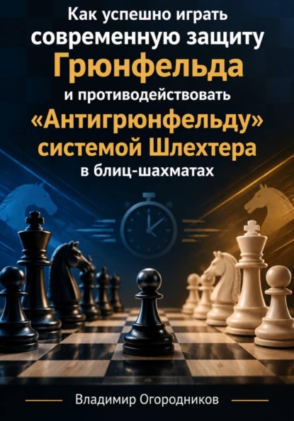 Скачать книгу Как успешно играть современную защиту Грюнфельда и противодействовать «Антигрюнфельду»  системой Шлехтера в блиц-шахматах