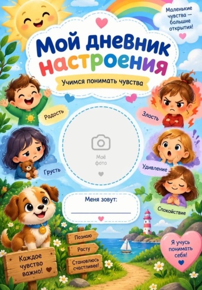 Скачать книгу Дневник настроения. Рабочая тетрадь для детей 5–7 лет