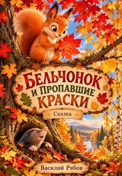 Скачать книгу Бельчонок и пропавшие краски