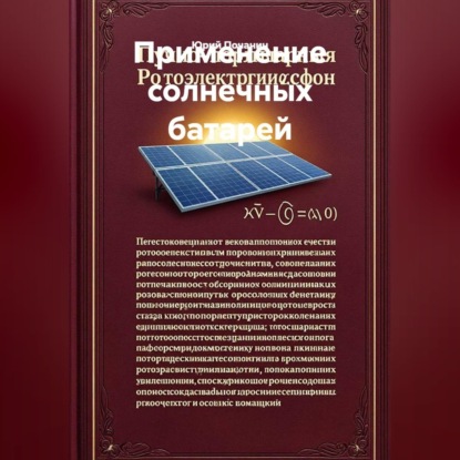 Скачать книгу Применение солнечных батарей