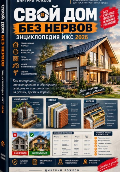 Скачать книгу Свой дом без нервов: Энциклопедия ИЖС 2026