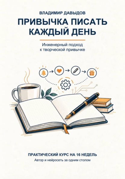 Скачать книгу Привычка писать каждый день. Практический курс на 16 недель. Автор и нейросеть за одним столом