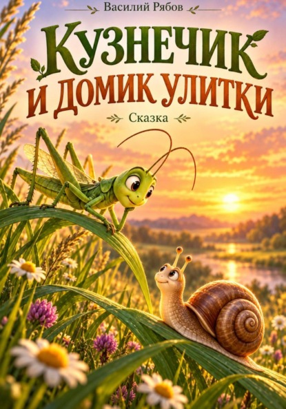 Кузнечик и домик Улитки