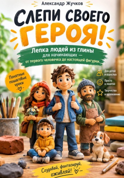 Скачать книгу Слепи своего героя! Лепка людей из глины для начинающих — от первого человечка до настоящей фигурки