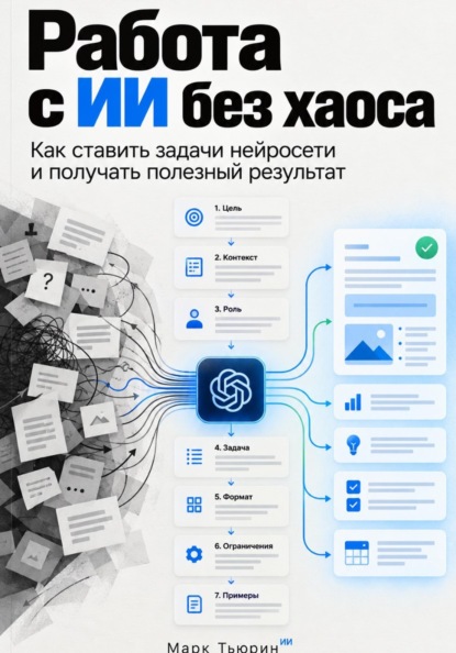 Скачать книгу Работа с ИИ без хаоса: Как ставить задачи нейросети и получать полезный результат