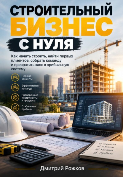 Скачать книгу СТРОИТЕЛЬНЫЙ БИЗНЕС С НУЛЯ Как начать строить, найти первых клиентов, собрать команду и превратить хаос в прибыльную систему