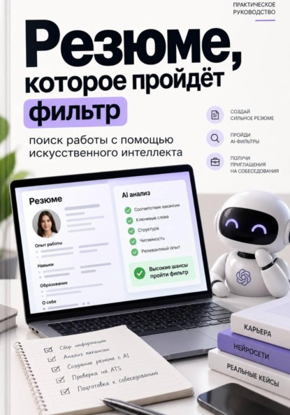 Скачать книгу Резюме, которое пройдёт фильтр: поиск работы с помощью искусственного интеллекта
