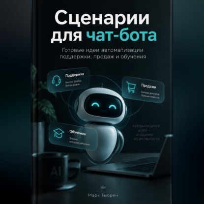 Скачать книгу Сценарии для чат-бота: Готовые идеи автоматизации поддержки, продаж и обучения