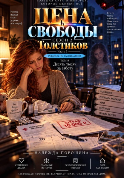 ЦЕНА СВОБОДЫ. СЕЗОН 2. Толстиков. Часть 3. Ребенок по расписанию. Том 9. Десять тысяч за заботу
