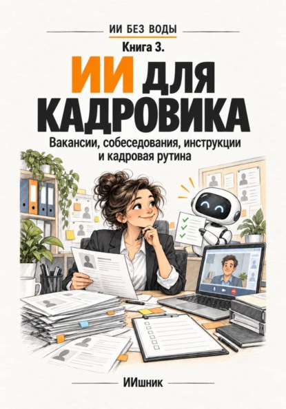 Скачать книгу ИИ для кадровика: вакансии, собеседования, инструкции и кадровая рутина