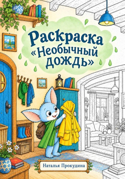 Скачать книгу Раскраска "Необычный дождь"