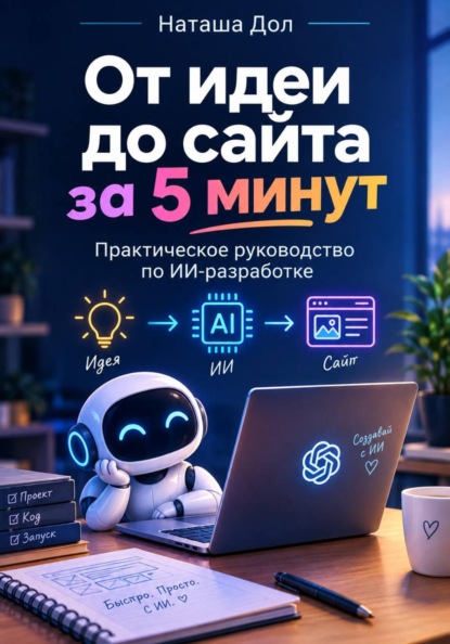 Скачать книгу От идеи до сайта за 5 минут. Практическое руководство по ИИ-разработке